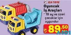 Çlk Toys Oyuncak İş Araçları Çlk Toys Oyuncak İş Araçları