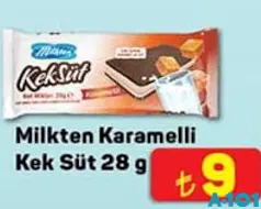 Milkten Karamelli Kek Süt 28 g Milkten Karamelli Kek Süt 28 g