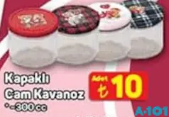 Kapaklı Cam Kavanoz 380 cc Kapaklı Cam Kavanoz 380 cc
