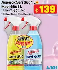 Asperox Sarı Güç + Mavi Güç 1 L Asperox Sarı Güç + Mavi Güç 1 L