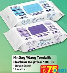 Mr. Oxy Yüzey Temizlik Havlusu Çeşitleri 100'lü Mr. Oxy Yüzey Temizlik Havlusu Çeşitleri 100'lü