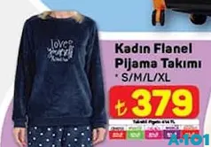 Kadın Flanel Pijama Takımı Kadın Flanel Pijama Takımı
