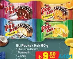 Eti Popkek Kek 60 g Eti Popkek Kek 60 g