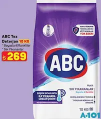 ABC Toz Deterjan 10 kg ABC Toz Deterjan 10 kg