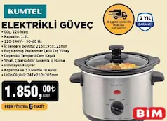 Kumtel Elektrikli Güveç Kumtel Elektrikli Güveç