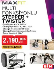 Maxfit Multi Fonksiyonlu Stepper + Twister Maxfit Multi Fonksiyonlu Stepper + Twister