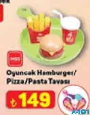 Mgs Oyuncak Hamburger/Pizza/Pasta Tavası Mgs Oyuncak Hamburger/Pizza/Pasta Tavası