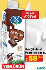 Sek Çikolatalı Pastörize Süt 1 L Sek Çikolatalı Pastörize Süt 1 L