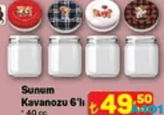 Sunum Kavanozu 6'lı 40 cc Sunum Kavanozu 6'lı 40 cc