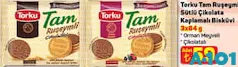 Torku Tam Ruşeymli Sütlü Çikolata Kaplamalı Bisküvi 3x84 g Torku Tam Ruşeymli Sütlü Çikolata Kaplamalı Bisküvi 3x84 g