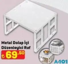 Metal Dolap İçi Düzenleyici Raf Metal Dolap İçi Düzenleyici Raf