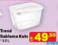Trend Saklama Kabı 3,5 L Trend Saklama Kabı 3,5 L