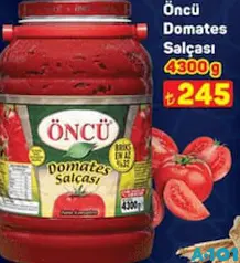 Öncü Domates Salçası 4300 g Öncü Domates Salçası 4300 g