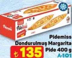Pidemiss Dondurulmuş Margarita Pide 400 g Pidemiss Dondurulmuş Margarita Pide 400 g