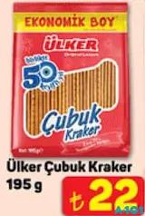 Ülker Çubuk Kraker 195 g Ülker Çubuk Kraker 195 g