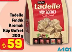 Tadelle Fındık Kremalı Küp Gofret 200 g Tadelle Fındık Kremalı Küp Gofret 200 g