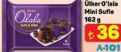 Ülker O'lala Mini Sufle Kek 162 g Ülker O'lala Mini Sufle Kek 162 g