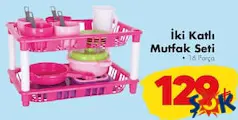 Gokidy Oyuncak İki Katlı Mutfak Seti Gokidy Oyuncak İki Katlı Mutfak Seti