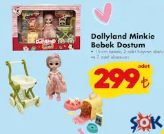 Gokidy Oyuncak Dollyland Minkie Bebek Dostum Gokidy Oyuncak Dollyland Minkie Bebek Dostum