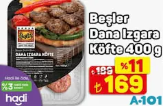 Beşler Dana Izgara Köfte 400 g Beşler Dana Izgara Köfte 400 g