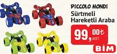 Piccolo Mondi Sürtmeli Hareketli Araba Piccolo Mondi Sürtmeli Hareketli Araba