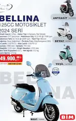 Skyjet Bellina 125 cc Motosiklet 2024 Seri Skyjet Bellina 125 cc Motosiklet 2024 Seri