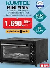 Kumtel Mini Fırın Kumtel Mini Fırın