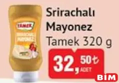 Tamek Srirachalı Mayonez 320 g Tamek Srirachalı Mayonez 320 g