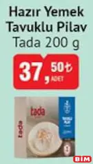 Tada Hazır Yemek Tavuklu Pilav 200 g Tada Hazır Yemek Tavuklu Pilav 200 g