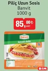 Banvit Piliç Uzun Sosis 1000 g Banvit Piliç Uzun Sosis 1000 g
