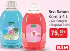 Komili Sıvı Sabun 4 L Komili Sıvı Sabun 4 L