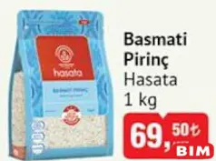 Hasata Basmati Pirinç 1 kg Hasata Basmati Pirinç 1 kg