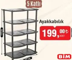 Ayakkabılık 5 katlı Ayakkabılık 5 katlı