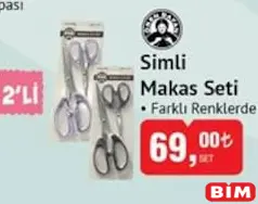 Ören Bayan Simli Makas Seti 2'li Ören Bayan Simli Makas Seti 2'li