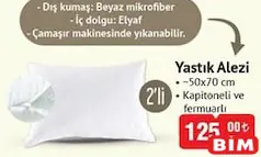 Yastık Alezi 2'li Yastık Alezi 2'li