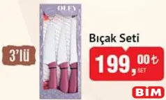 Bıçak Seti 3'lü Bıçak Seti 3'lü