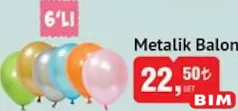 Metalik Balon 6'lı Metalik Balon 6'lı