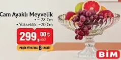Glass in Love Cam Ayaklı Meyvelik Glass in Love Cam Ayaklı Meyvelik