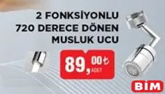 2 Fonksiyonlu 720 Derece Dönen Musluk Ucu 2 Fonksiyonlu 720 Derece Dönen Musluk Ucu