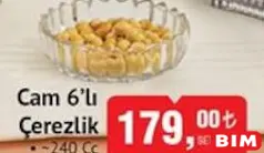 Glass in Love Cam 6'lı Çerezlik 240 cc Glass in Love Cam 6'lı Çerezlik 240 cc