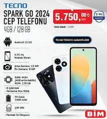 Tecno Spark Go 2024 Cep Telefonu Tecno Spark Go 2024 Cep Telefonu