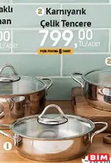 Emsan Karnıyarık Çelik Tencere 20 cm Emsan Karnıyarık Çelik Tencere 20 cm