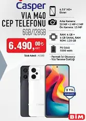 Casper Via M40 Cep Telefonu Casper Via M40 Cep Telefonu