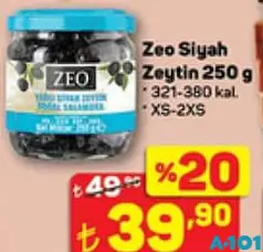 Zeo Siyah Zeytin 250 g Zeo Siyah Zeytin 250 g