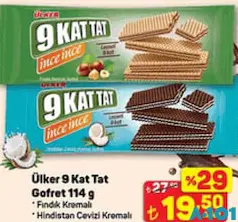 Ülker 9 Kat Tat Gofret 114 g Ülker 9 Kat Tat Gofret 114 g