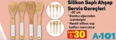 Silikon Saplı Ahşap Servis Gereçleri Silikon Saplı Ahşap Servis Gereçleri