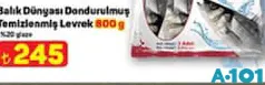 Balık Dünyası Dondurulmuş Temizlenmiş Levrek 800 g Balık Dünyası Dondurulmuş Temizlenmiş Levrek 800 g