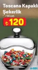 Paşabahçe Toscana Kapaklı Şekerlik Paşabahçe Toscana Kapaklı Şekerlik