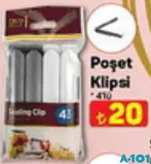 Poşet Klipsi 4'lü Poşet Klipsi 4'lü