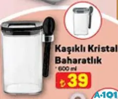 Kaşıklı Kristal Baharatlık 600 ml Kaşıklı Kristal Baharatlık 600 ml